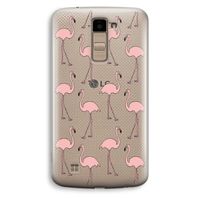 Anything Flamingoes: LG K10 (2016) Transparant Hoesje