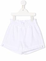 Il Gufo short de sport à taille haute - Blanc