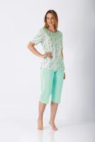 Turquoise dames zomerpyjama Hajo