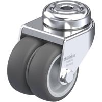 Blickle LMDA-PATH 50G Dubbel zwenkwiel Wieldiameter: 50 mm Draagvermogen (max.): 80 kg 1 stuk(s)
