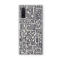 Moroccan Print: Samsung Galaxy Note 10 Transparant Hoesje