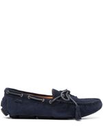 Polo Ralph Lauren chaussures bateau Anders en daim - Bleu