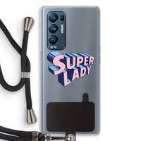 Superlady: Oppo Find X3 Neo Transparant Hoesje met koord