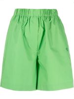 Nanushka short en coton à taille élastiquée - Vert