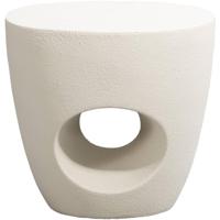 Leen Bakker - Tuinbijzettafel Corfu - Zand - 46x50x40 Cm - Magnesiumoxide - Beige