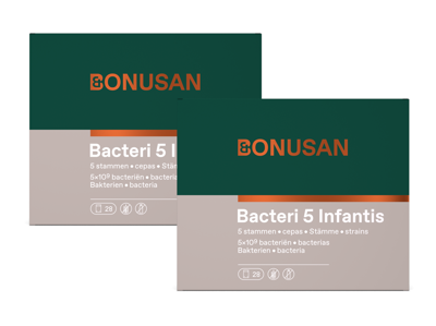 Bonusan Bacteri 5 Infantis Sachets Duoverpakking Bonusan Bacteri 5 Infantis Sachets Duoverpakking