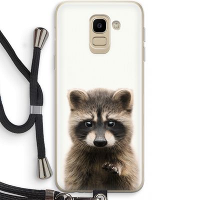 Rocco: Samsung Galaxy J6 (2018) Transparant Hoesje met koord