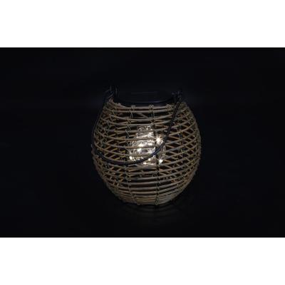 Hanglamp solar LED Eliya naturel H15cm