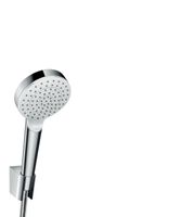 Hansgrohe Crometta 1jet Porter Doucheset Met Slang 125 Cm. Wit-chroom