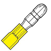 Geïsoleerde Rondsteker M5 voor draad 4,0-6,0 mm2 100 stuks klemko 100970