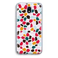 Colored Giraffe: Samsung Galaxy J5 (2017) Transparant Hoesje