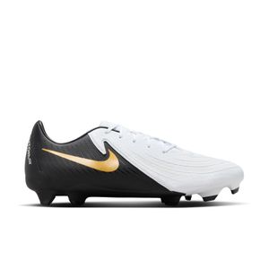 Nike Phantom GX II Academy Gras / Kunstgras Voetbalschoenen (MG) Zwart Gebroken Wit Goud