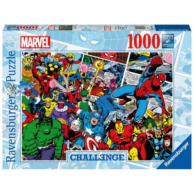 Ravensburger - challenge puzzel marvel superhelden 1000st.