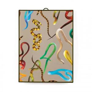 Seletti Toiletpaper spiegel medium Snakes