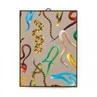 Seletti Toiletpaper spiegel medium Snakes