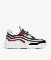 CERO NINE Fort D-924 sneakers | maat 45 | wit/rood