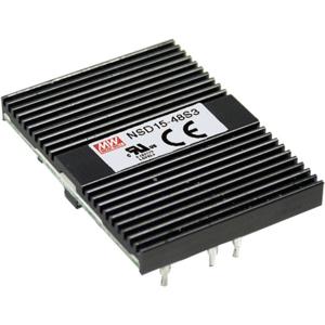 MW Mean Well NSD15-12S15 DC/DC-converter 15 W Aantal uitgangen: 1 x Inhoud 1 stuk(s)