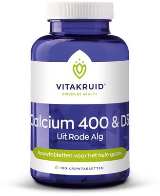 Calcium 400 & D3 uit duurzame Rode Alg Aquamin TG