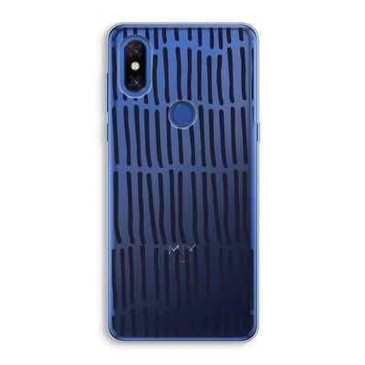 Moroccan stripes: Xiaomi Mi Mix 3 Transparant Hoesje