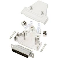 TRU COMPONENTS TCTRIM25DBPK 7708540 D-sub male connectorset 180 ° Aantal polen: 25 Soldeerkelk 1 stuk(s)