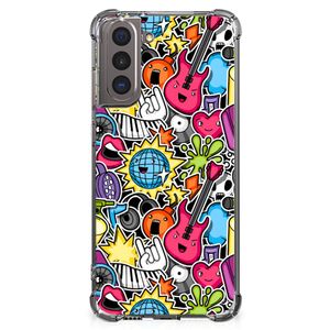 Samsung Galaxy S21 Anti Shock Bumper Case Punk Rock