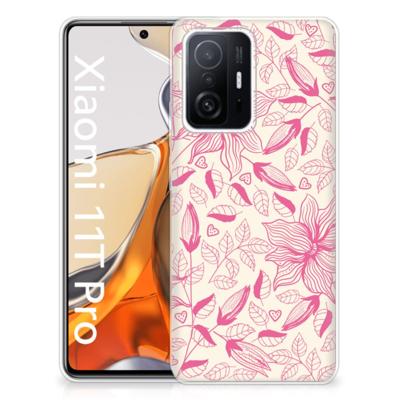 Xiaomi 11T | 11T Pro | TPU Case | Pink Flowers