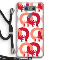 Dogs: LG G6 Transparant Hoesje met koord
