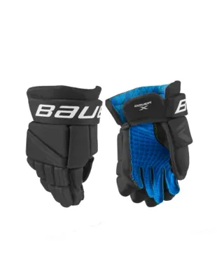 Bauer Hg X Ijshockey Handschoenen (youth) Zwart / Wit 08.0"