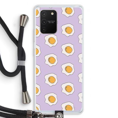 Bacon to my eggs #1: Samsung Galaxy S10 Lite Transparant Hoesje met koord
