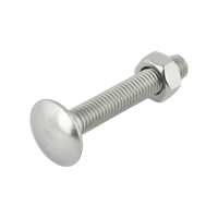 Slotbout m6x50mm rvs - Deltafix