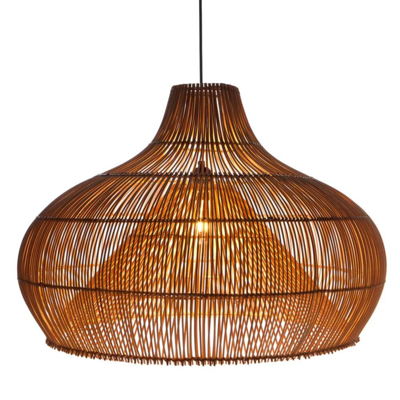 Hanglamp Rattan Dome in 2 kleuren