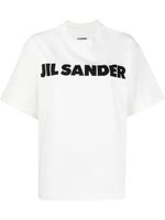 Jil Sander t-shirt à logo imprimé - Blanc