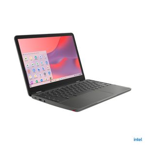 Lenovo 500e Yoga Chromebook N100 31 cm (12.2") Touchscreen WUXGA Intel® N 4 GB LPDDR5-SDRAM 32 GB eMMC Wi-Fi 6E (802.11ax) ChromeOS Grijs