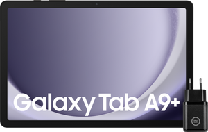 Samsung Galaxy Tab A9 Plus 11 inch 128GB Wifi Grijs + BlueBuilt Oplader