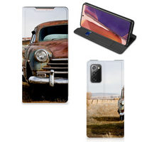 Samsung Galaxy Note20 Stand Case Vintage Auto - thumbnail