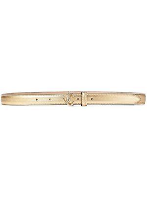 Jimmy Choo ceinture Helina à boucle logo - Or