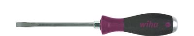 Wiha 5533065 Schroevendraaier MicroFinish Sleufkop met doorgaande zeskantkling en massieve stalen kap 6.5 mm x 125 mm - 29135