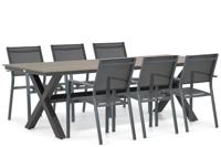 Lifestyle Sella/Forest 240 cm dining tuinset 7-delig - thumbnail