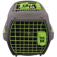 M.PETS ECO GIRO Kattentransportkrat - Kunststof kooi - Maat M - Grijs