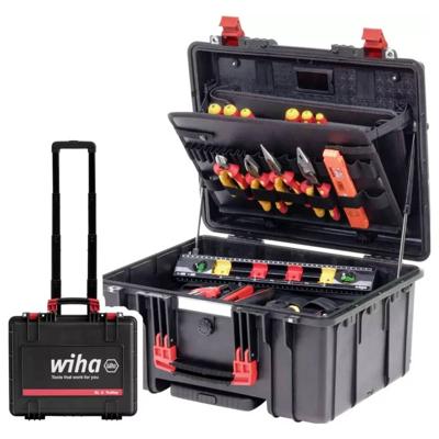 Wiha XL 2 Trolley Gereedschapskoffer (gevuld) 60-delig Electricien, Handwerker, Leerling, Professioneel, VDE