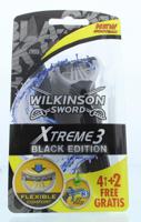 Wilkinson Xtreme III black edition 4 + 2 st (6 st) - thumbnail