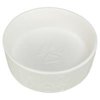 Trixie voerbak hond keramiek wit