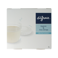 Voeding bewaarbakjes 6 Stuks