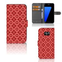 Samsung Galaxy S7 Edge | Telefoon Hoesje | Batik Rood