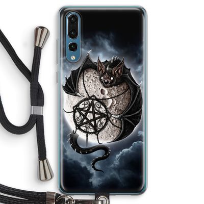 Volle maan: Huawei P20 Pro Transparant Hoesje met koord