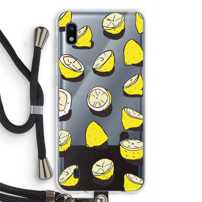 When Life Gives You Lemons...: Samsung Galaxy A10 Transparant Hoesje met koord