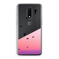 Fly away: OnePlus 7 Transparant Hoesje