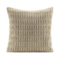 2e Halve Prijs Leen Bakker - Sierkussen Ryk - Zandkleur- 45x45 Cm - Polyester - Beige - 10x45x45 Cm