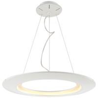 LED Hanglamp 41W - Natuurlijk Wit 4000K - Wit Aluminium Design