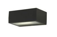Lutec Strakke wandlampGemini design antraciet - 5602734118